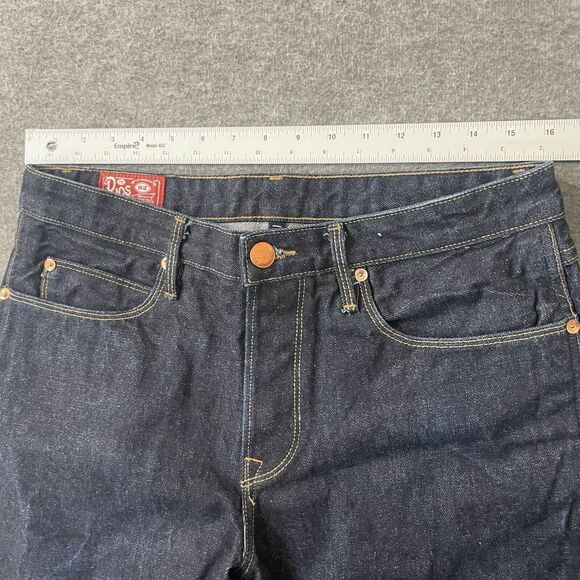 FREENOTE The Rios Selvedge Denim Slim Straight Premium Denim Jeans 32 ALTERED - Picture 7 of 14